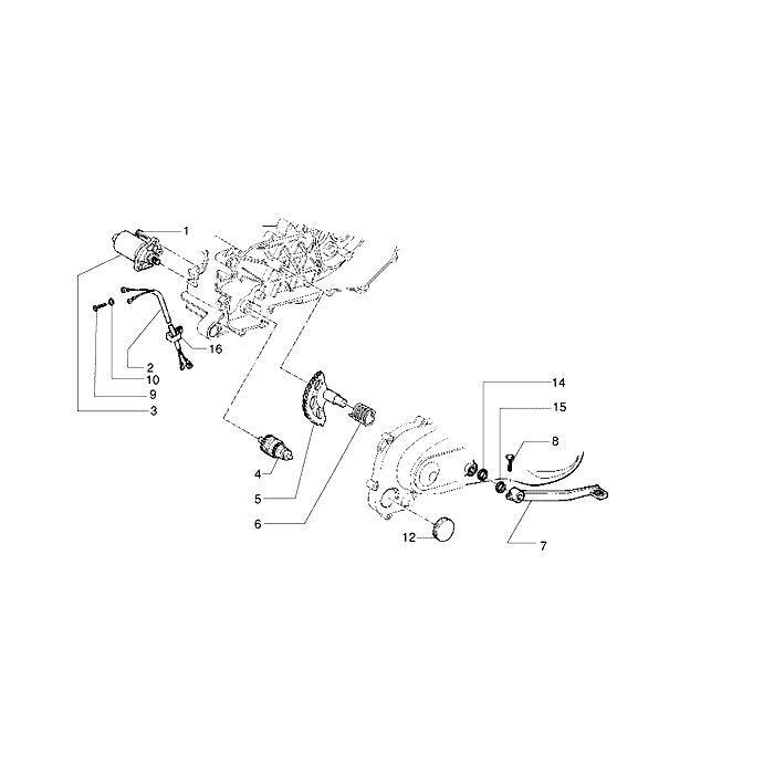 Startmotor kickstarter