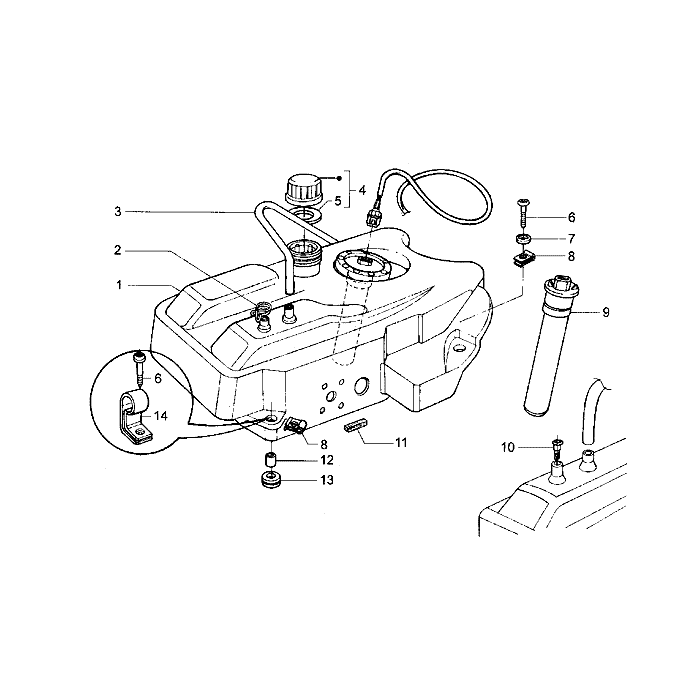 Brandstoftank