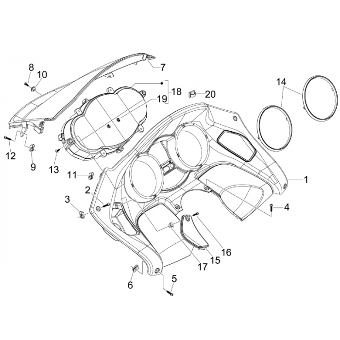 Cockpit instrumenten - Cruscotto