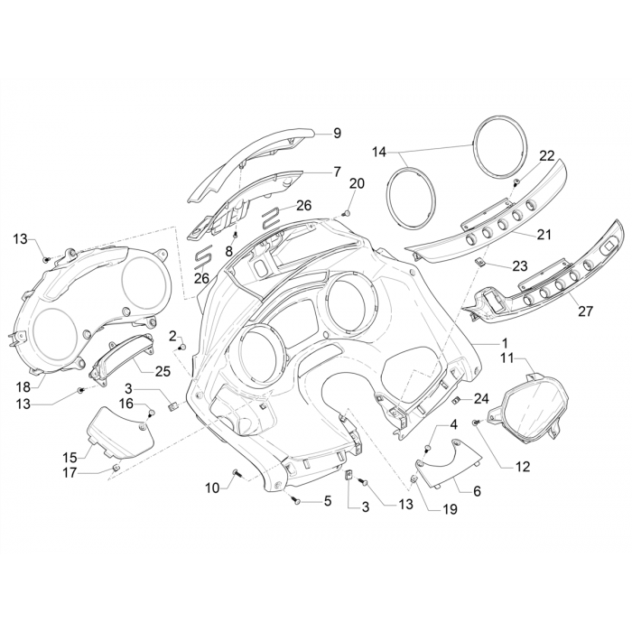 Cockpit instrumenten - Cruscotto