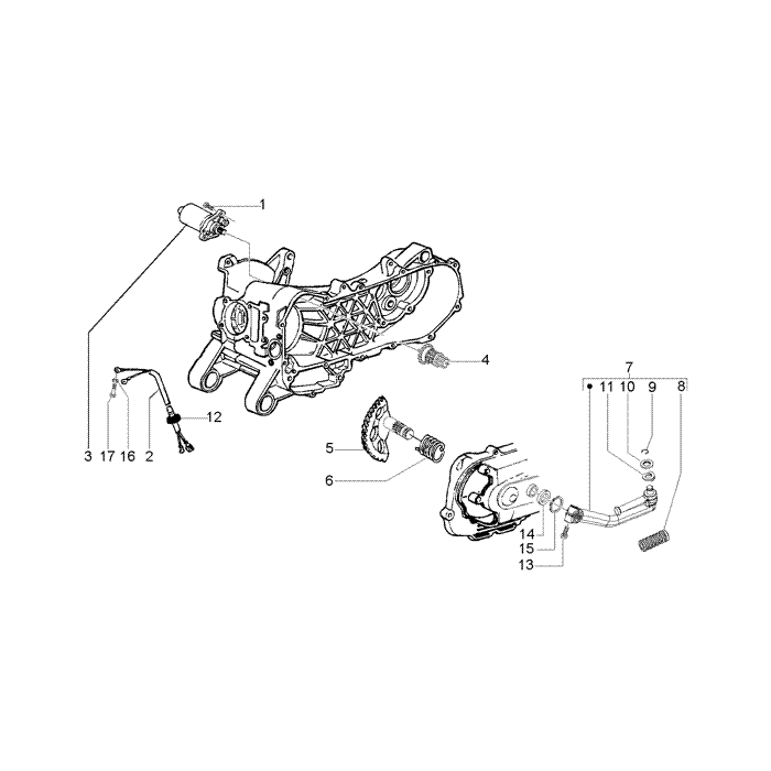 Startmotor-kickstarter