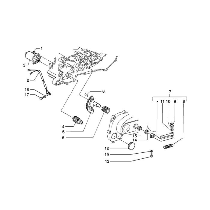 Startmotor-kickstarter