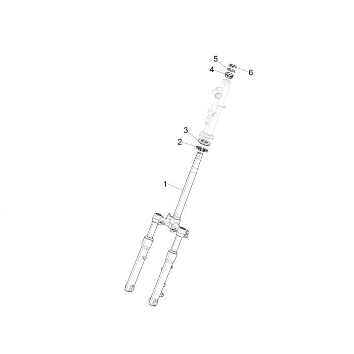 Vork/stuurkabel - Balhoofdset