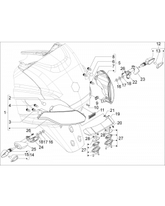Achterlichten - Knipperlichten
