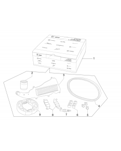 Complete wear and maintenance kit