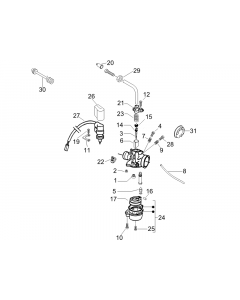 Onderdelen carburateur