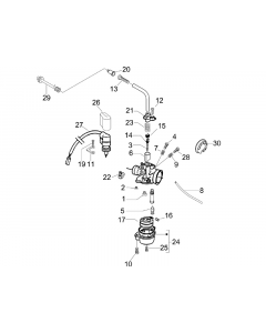 Onderdelen carburateur