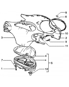 Snelheidsmeter-Stuurdeckel