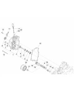 Vliegwieldeksel - Oliefilter